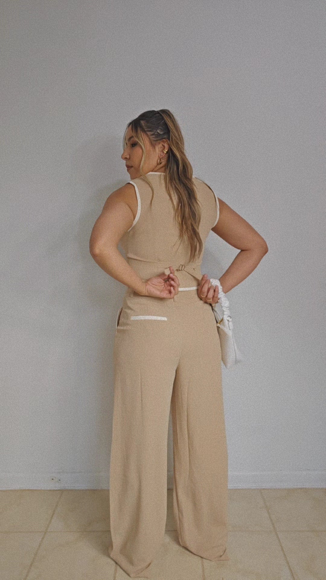 SET Vest and trouser- Contrast edge