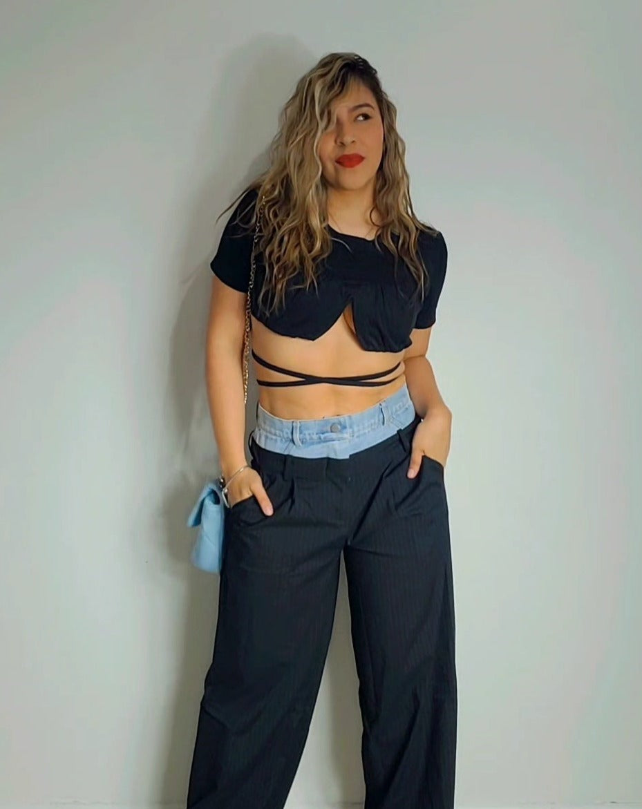 Crop top - Black
