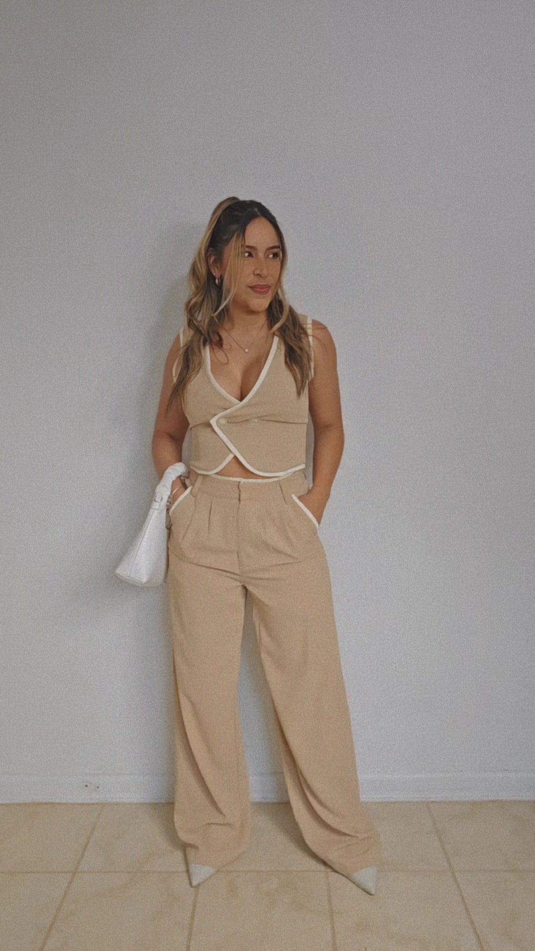 SET Vest and trouser- Contrast edge
