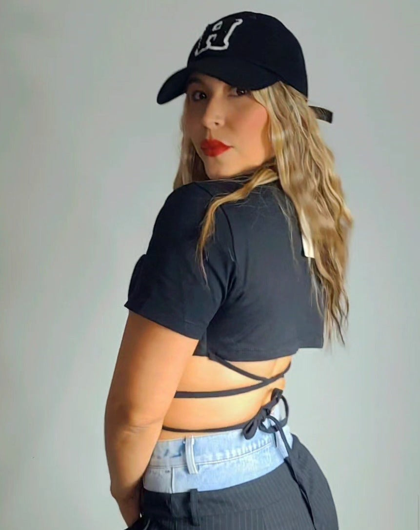 Crop top - Black