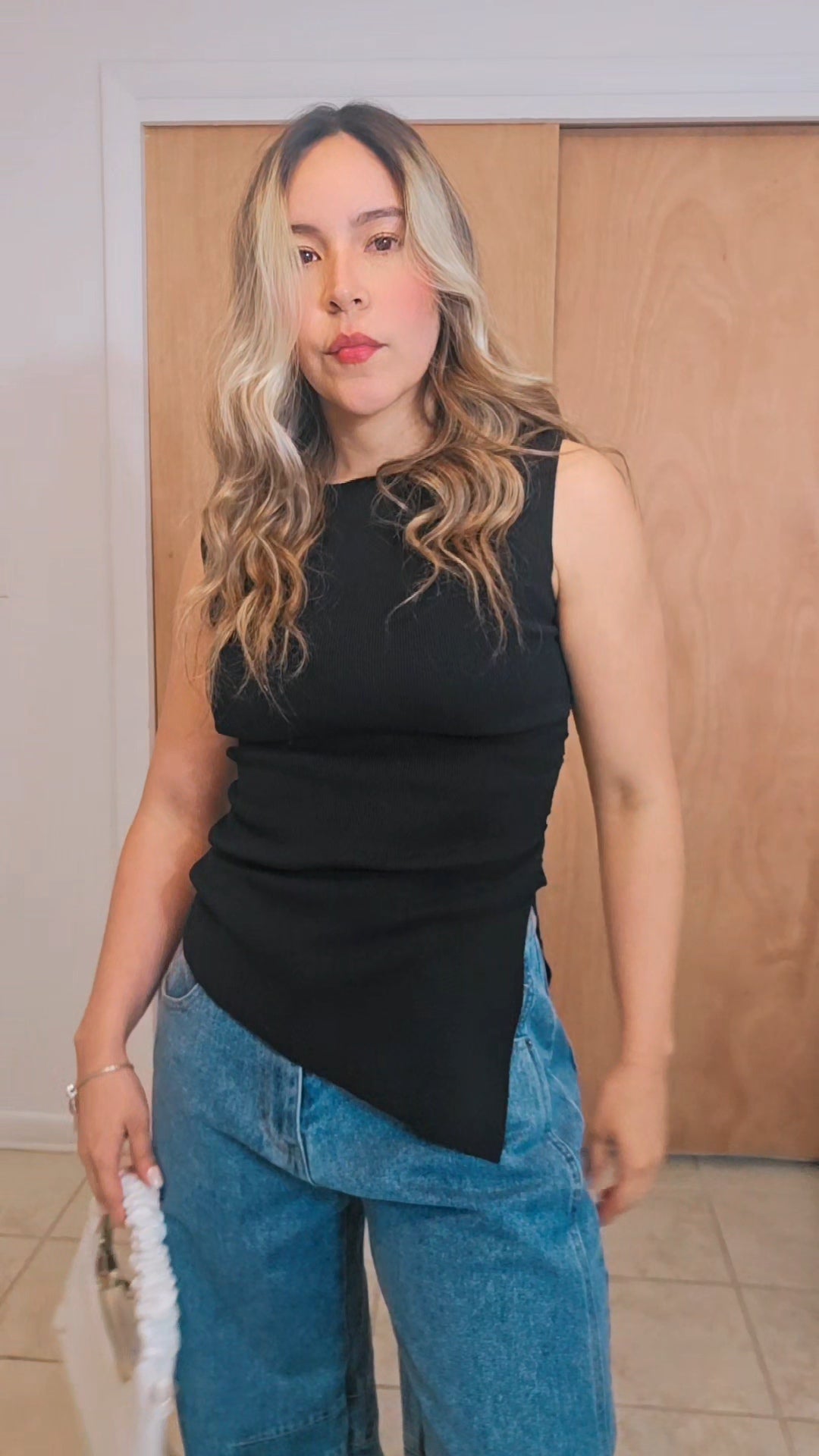 Asymmetrical Knit Top