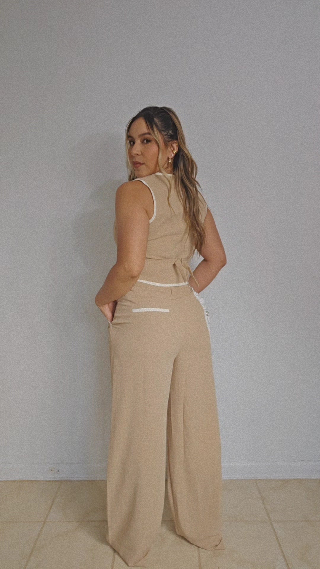 SET Vest and trouser- Contrast edge