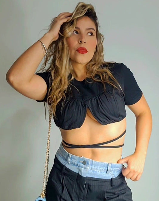 Crop top - Black